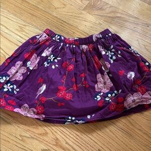 Tea Collection Little Girls’ Purple, Pink & Red Skirt